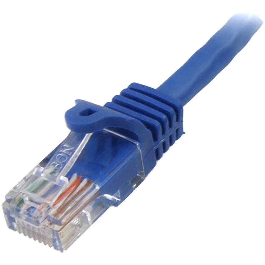 Câble patch UTP Cat5e anti-accroc bleu StarTech.com de 30,5 m