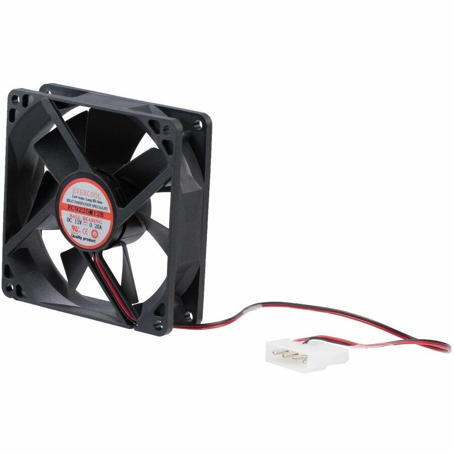 Ventilateur StarTech.com 92 x 25 mm à double roulement à billes pour boîtier d'ordinateur avec connecteur LP4 - 2 200 tr/min - Boîtier en plastique
