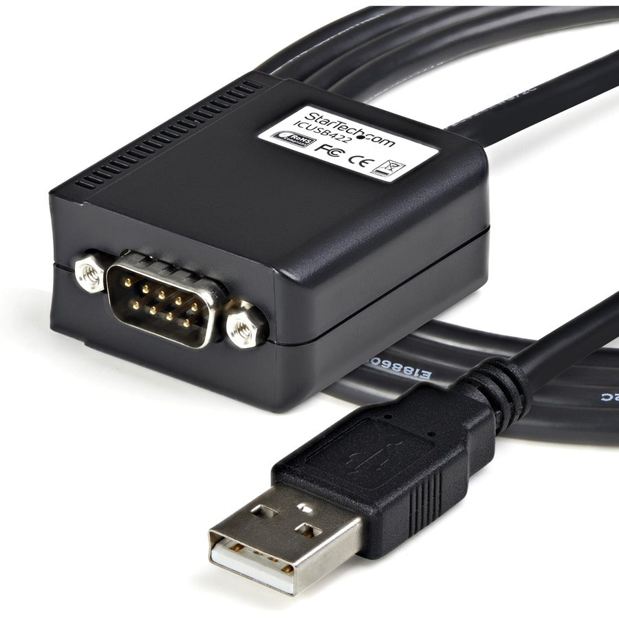 StarTech.com 6ft RS422/485 USB Serial Adapter w/ COM Retention