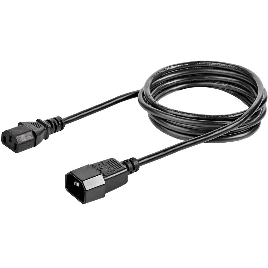 Rallonge d'alimentation StarTech.com de 1,8 m (6 pi), C14 vers C13, 10 A 125 V, 18 AWG, pour ordinateur