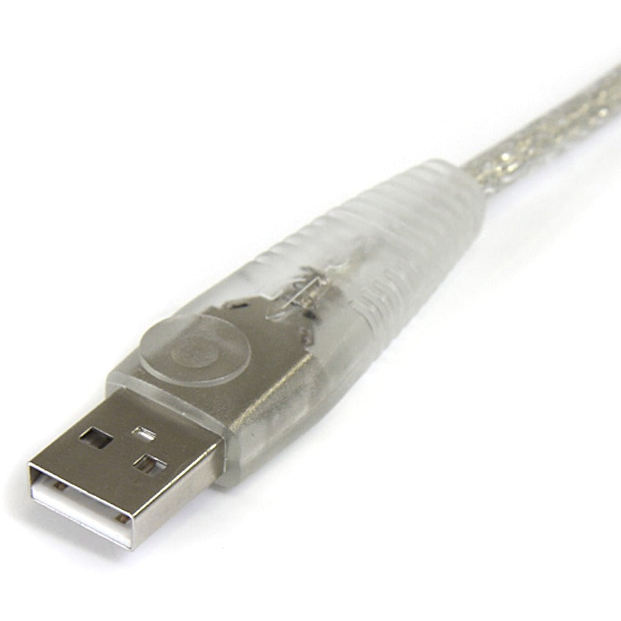 StarTech.com - Transparent USB 2.0 cable - 4 pin USB Type A (M) - 4 pin USB Type B (M) - ( USB / Hi-Speed USB ) - 15 ft