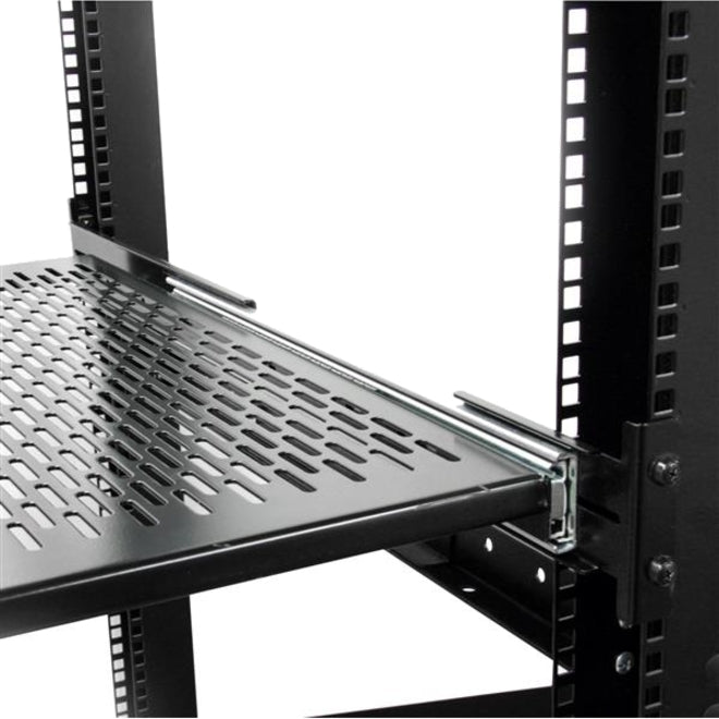 Étagère de montage en rack coulissante ventilée StarTech.com 2U, profondeur de montage réglable de 51 à 76 cm (20 à 30 po) - 22,7 kg (50 lb) - 61 cm (24 po) de profondeur