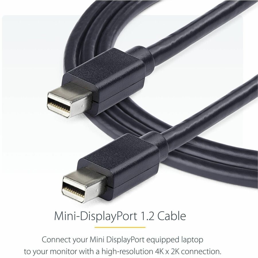 Câble Mini DisplayPort 1.2 M/M StarTech.com de 90 cm (3 pi) - Mini DisplayPort 4K