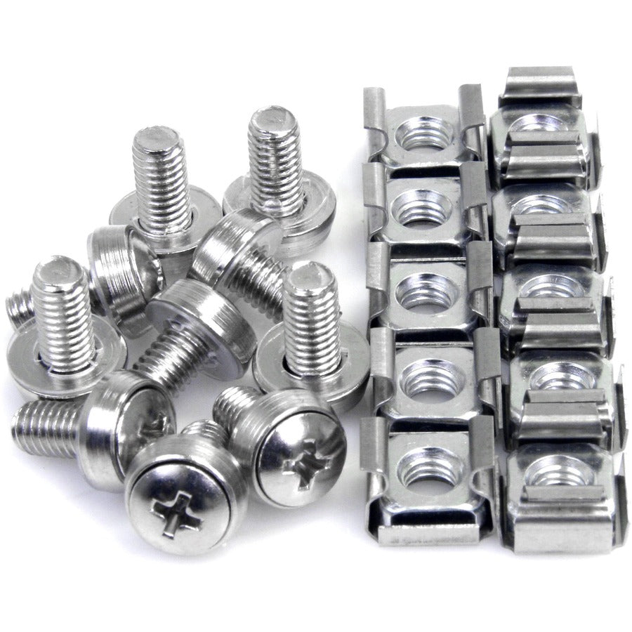 StarTech.com Lot de 50 vis de montage M6 et écrous cage
