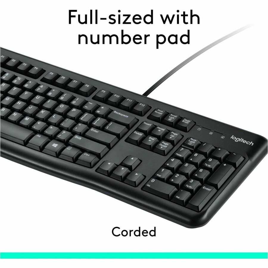 Ensemble combiné filaire de bureau Logitech MK120