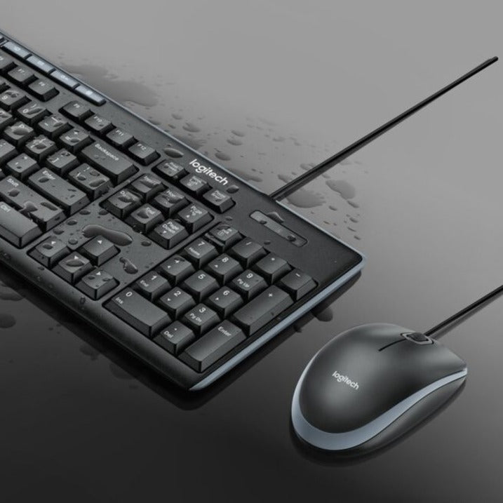 Clavier et souris Logitech Media Combo MK200 - Vente au détail
