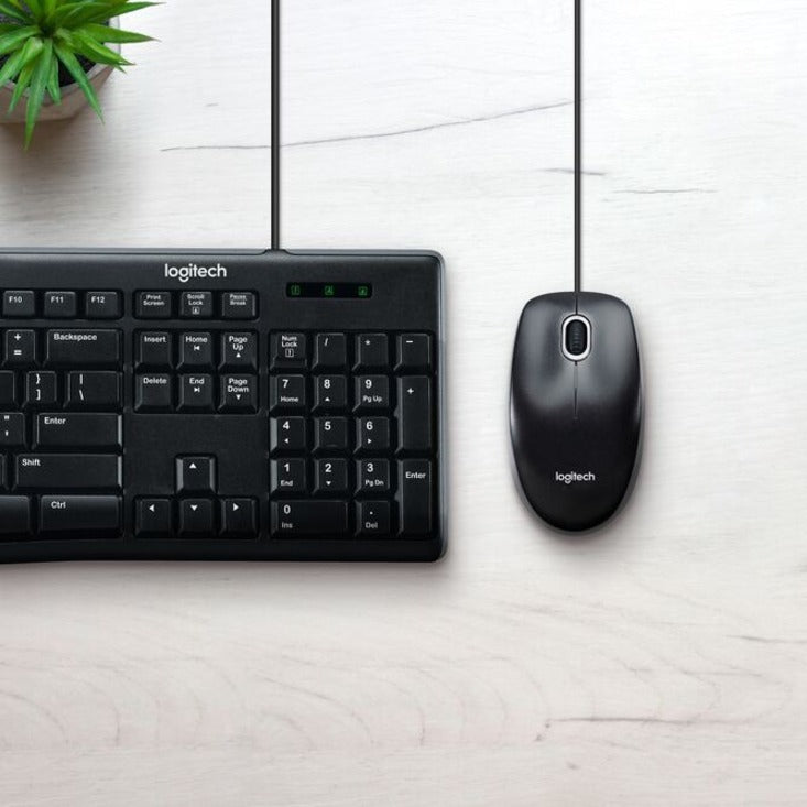 Clavier et souris Logitech Media Combo MK200 - Vente au détail