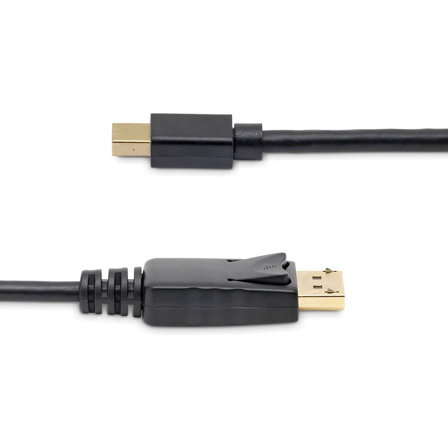 StarTech.com 10ft (3m) Mini DisplayPort to DisplayPort 1.2 Cable, 4K x 2K mDP to DisplayPort Adapter Cable, Mini DP to DP Cable