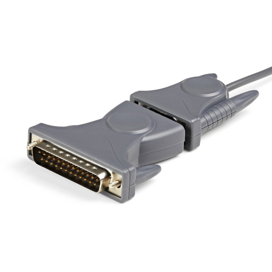 StarTech.com USB to RS232 DB9/DB25 Serial Adapter Cable - M/M