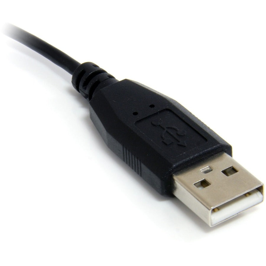 StarTech.com 1 ft Micro USB Cable - A to Right Angle Micro B
