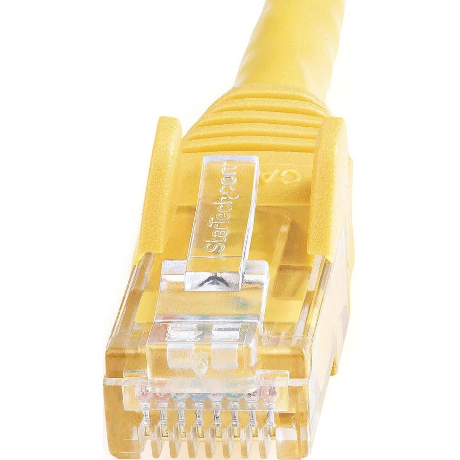 StarTech.com 35ft CAT6 Ethernet Cable - Yellow Snagless Gigabit - 100W PoE UTP 650MHz Category 6 Patch Cord UL Certified Wiring/TIA