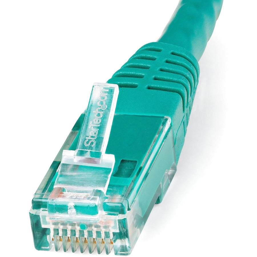 StarTech.com 10ft CAT6 Ethernet Cable - Green Molded Gigabit - 100W PoE UTP 650MHz - Category 6 Patch Cord UL Certified Wiring/TIA