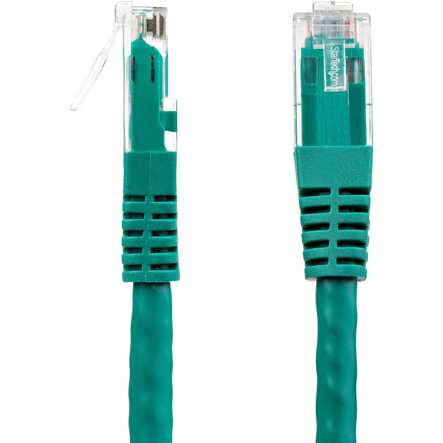 StarTech.com 10ft CAT6 Ethernet Cable - Green Molded Gigabit - 100W PoE UTP 650MHz - Category 6 Patch Cord UL Certified Wiring/TIA
