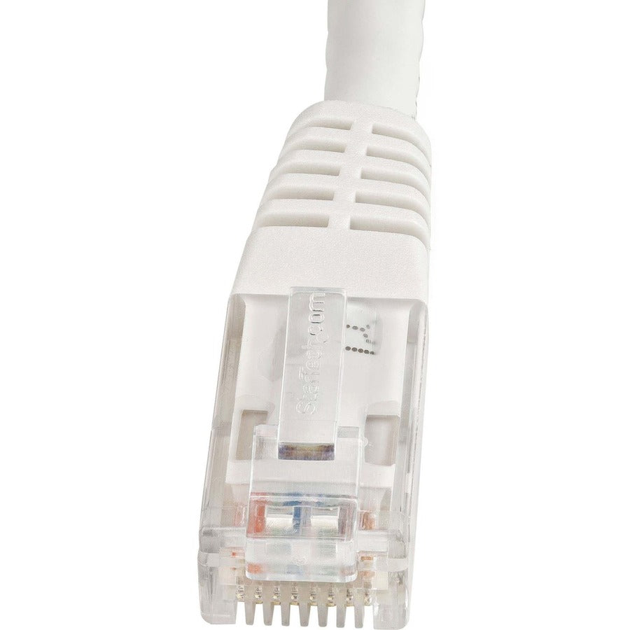 StarTech.com 7ft CAT6 Ethernet Cable - White Molded Gigabit - 100W PoE UTP 650MHz - Category 6 Patch Cord UL Certified Wiring/TIA