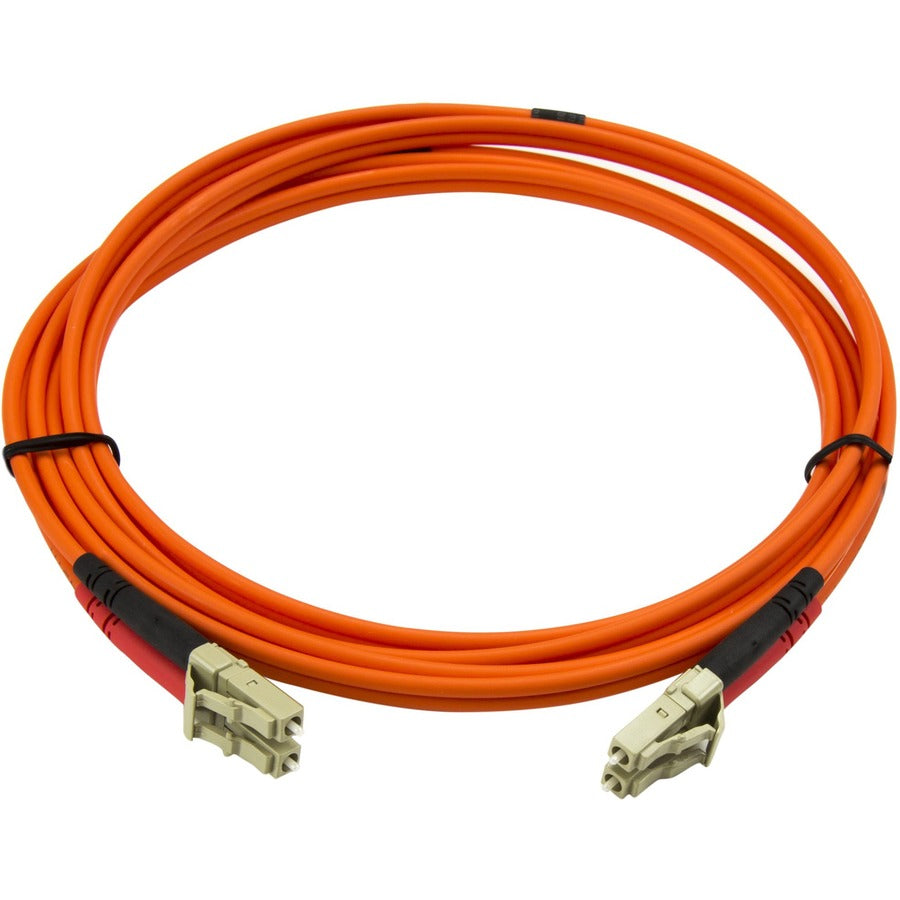 Câble fibre optique StarTech.com 2 m - Multimode Duplex 50/125 - Cordon de raccordement fibre optique LSZH - LC/LC