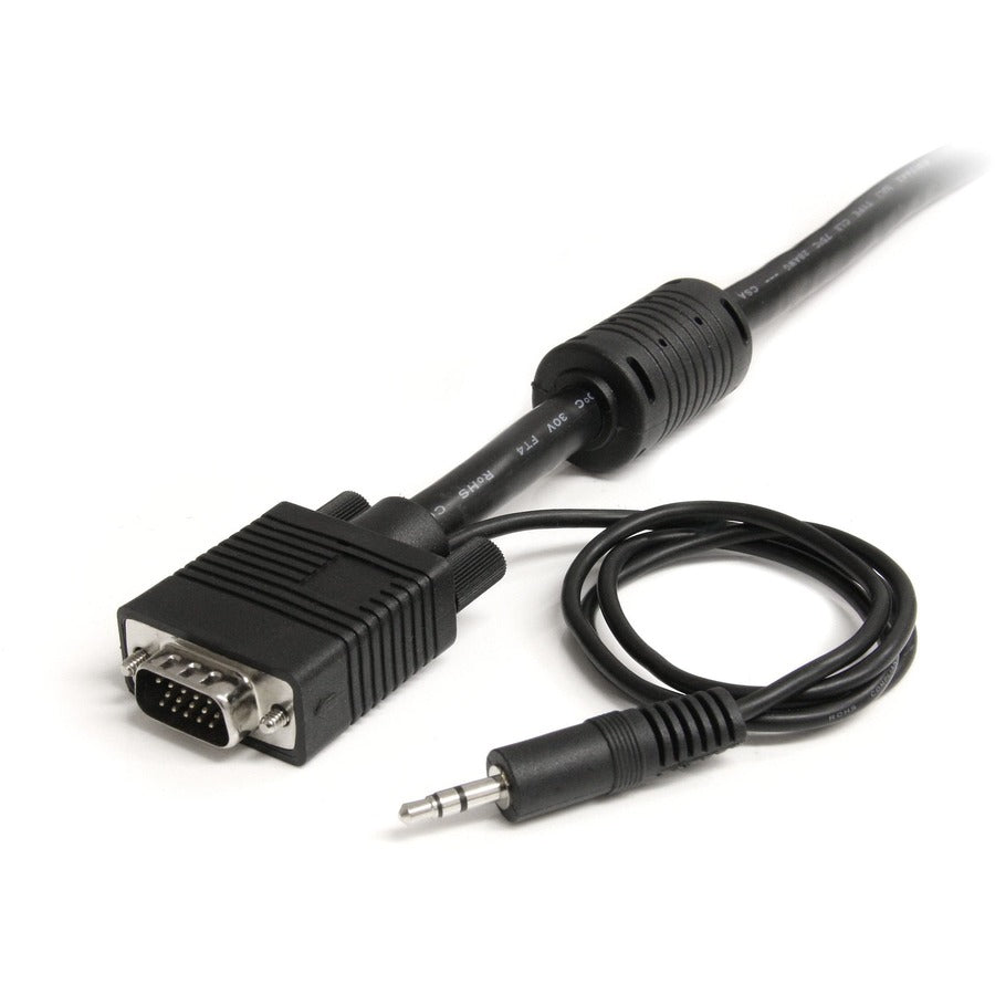 StarTech.com 35 ft Coax High Resolution Monitor VGA Cable with Audio HD15 M/M