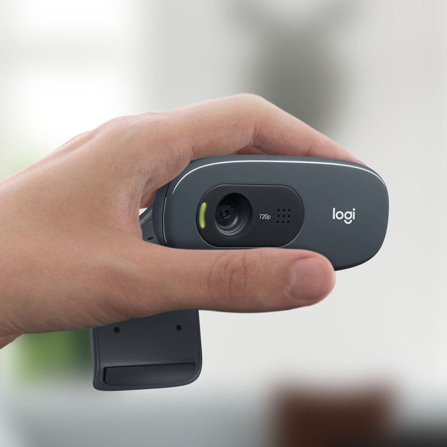 Webcam Logitech C270 - 30 ips - Noir - USB 2.0 - 1 pack