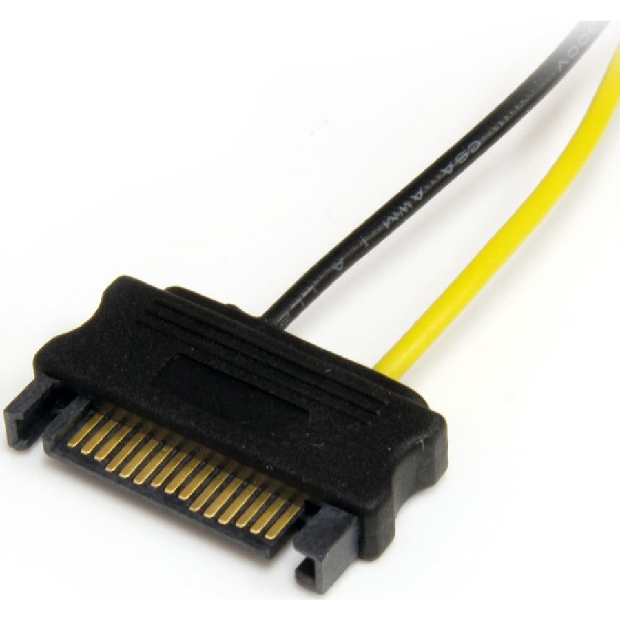 Adaptateur d'alimentation StarTech.com SATA 6 pouces vers carte vidéo PCI Express 6 broches