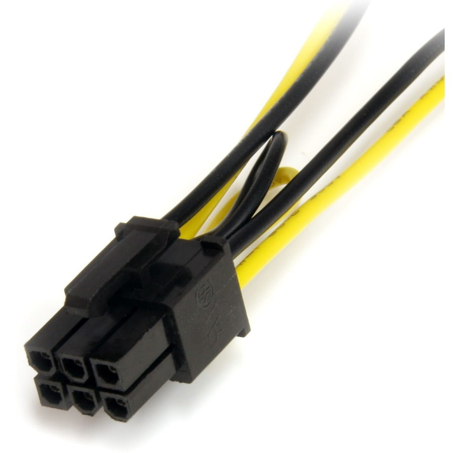 Adaptateur d'alimentation StarTech.com SATA 6 pouces vers carte vidéo PCI Express 6 broches