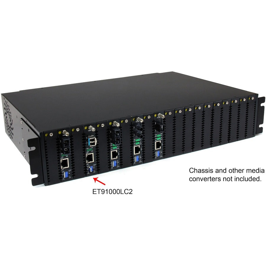 Convertisseur de média fibre optique StarTech.com Gigabit 1000 Mbit/s MM Fibre LC 550 m