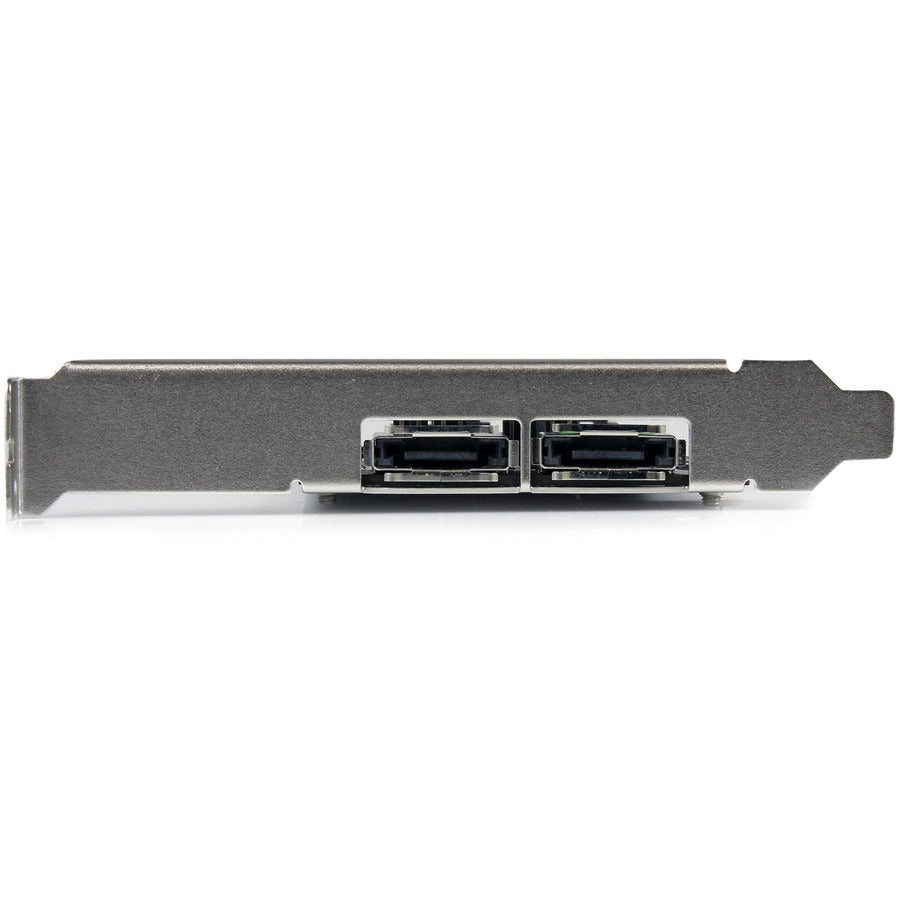 StarTech.com Carte contrôleur eSATA PCI Express SATA 6 Gbit/s 2 ports - Carte double port PCIe SATA III - 2 ports internes/2 ports externes