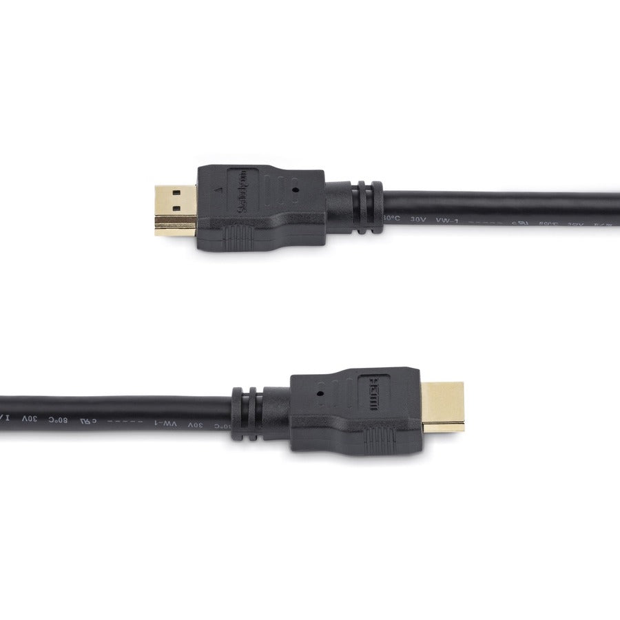 Câble HDMI StarTech.com 50 cm, câble HDMI 4K haute vitesse avec Ethernet/vidéo Ultra HD 4K 30 Hz, câble HDMI 1.4/cordon d'écran HDMI, noir