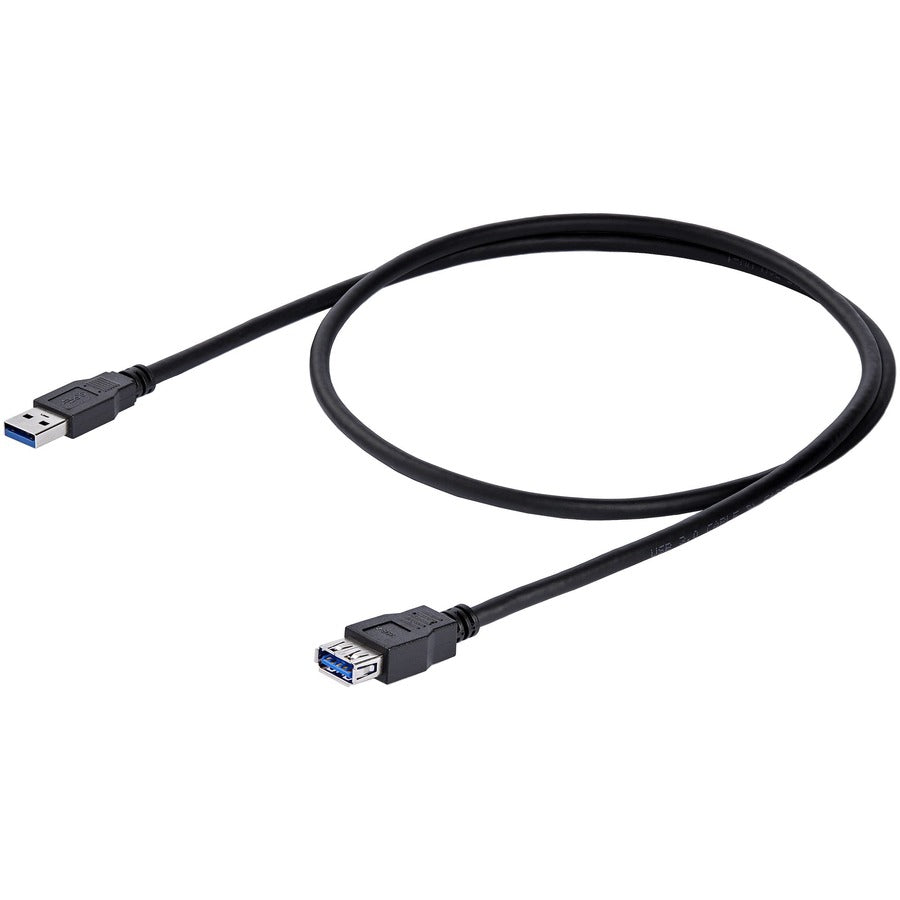 Câble d'extension USB 3.0 SuperSpeed (5 Gbit/s) A vers A StarTech.com (1 m) - Noir - M/F