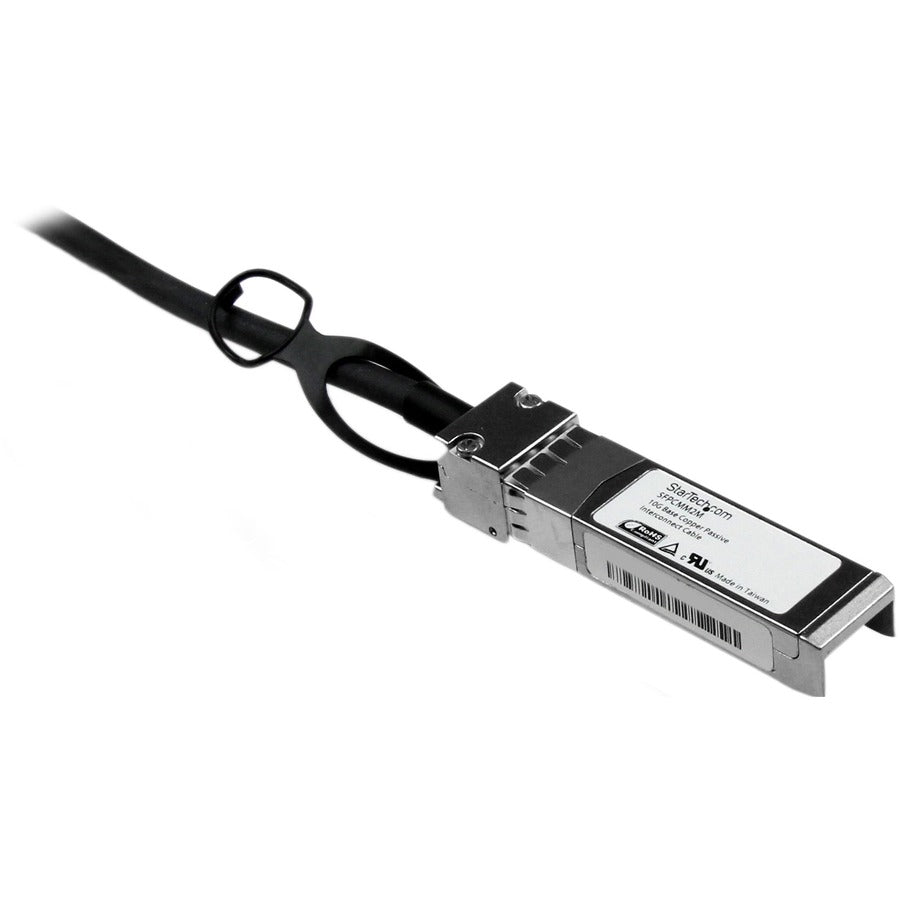 Câble à connexion directe StarTech.com 10G SFP+ vers SFP+ (2 m) pour Cisco SFP-H10GB-CU2M - DAC 10 GbE SFP+ cuivre Twinax passif 10 Gbit/s