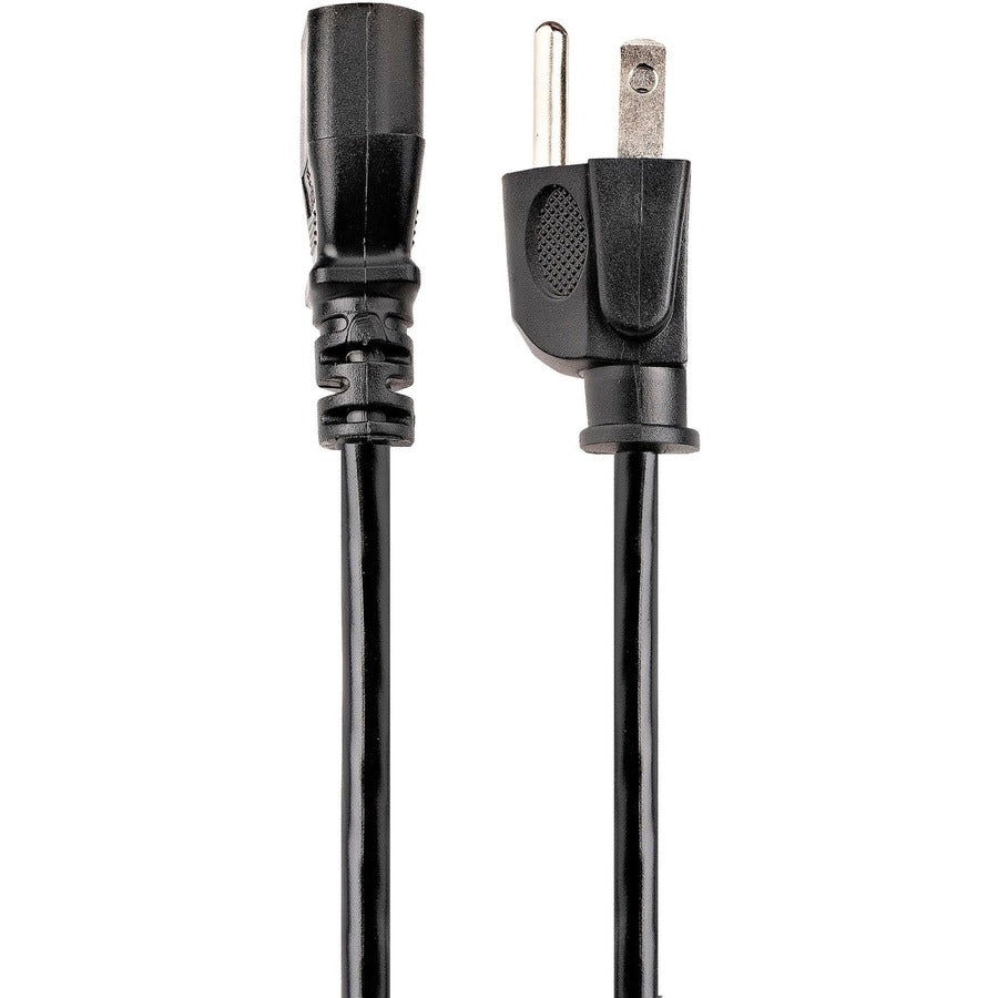 StarTech.com Cordon d'alimentation pour ordinateur 3,6 m (12 pi), NEMA 5-15P vers C13, 10 A 125 V 18 AWG, noir Cordon d'alimentation secteur de remplacement pour PC Câble d'alimentation TV/moniteur