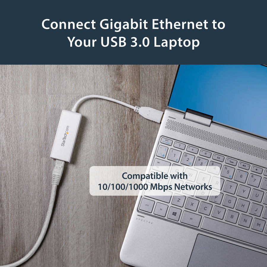 StarTech USB 3.0 Gigabit Ethernet Adapter White