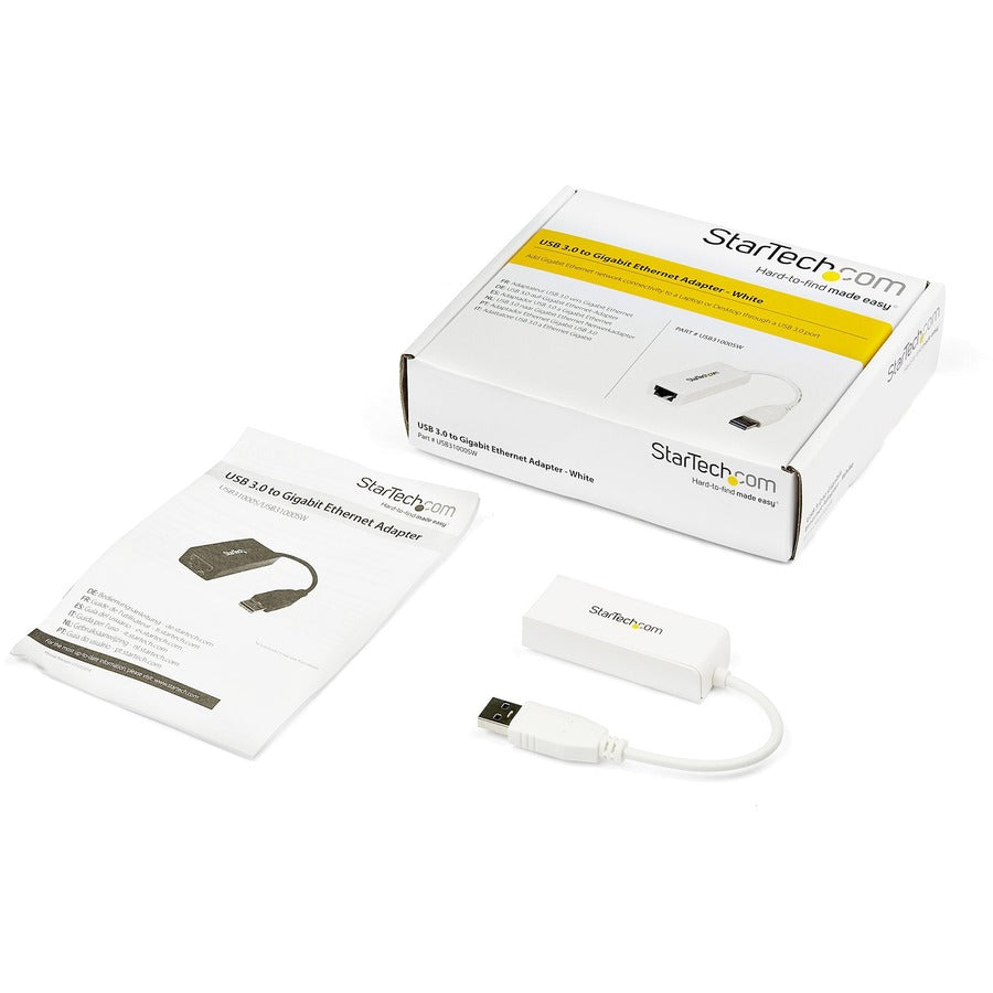 StarTech USB 3.0 Gigabit Ethernet Adapter White