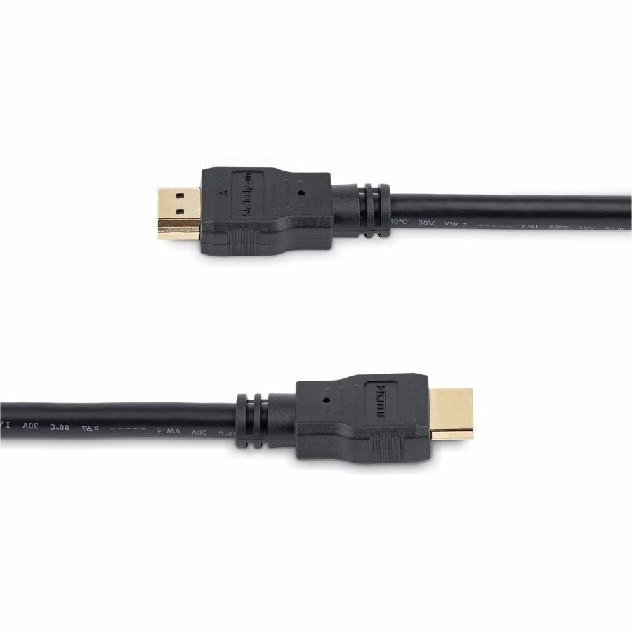 StarTech.com 3ft/91cm HDMI Cable, 4K High Speed HDMI Cable with Ethernet, Ultra HD 4K 30Hz Video, HDMI 1.4 Cable, HDMI Monitor Cord, Black