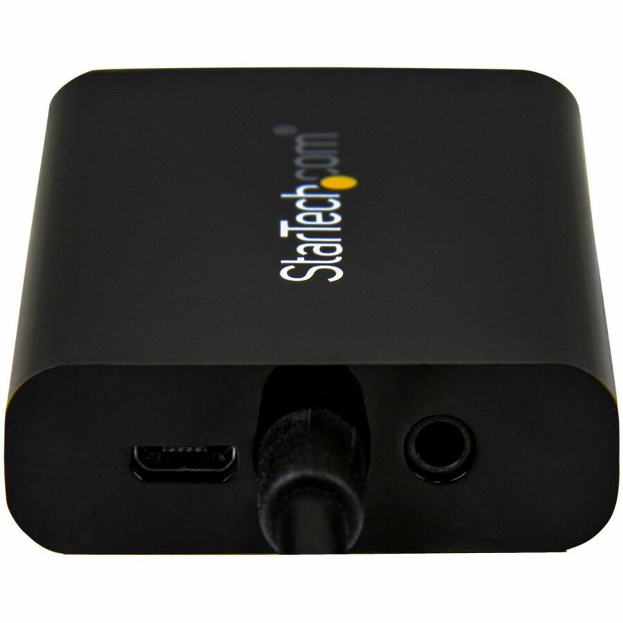 Adaptateur HDMI vers VGA StarTech.com - Avec audio - 1080p - 1920 x 1080 - Noir - Convertisseur HDMI - Adaptateur moniteur VGA vers HDMI