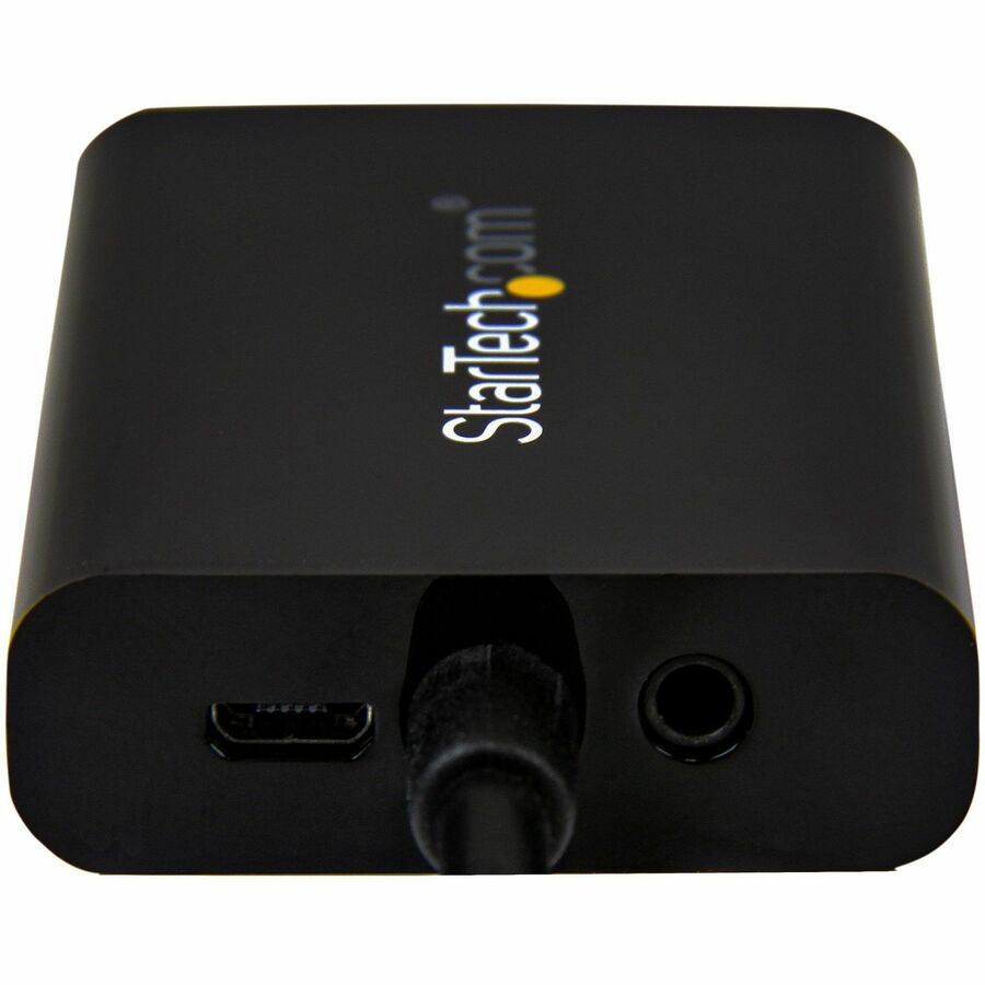 Adaptateur HDMI vers VGA StarTech.com - Avec audio - 1080p - 1920 x 1080 - Noir - Convertisseur HDMI - Adaptateur moniteur VGA vers HDMI