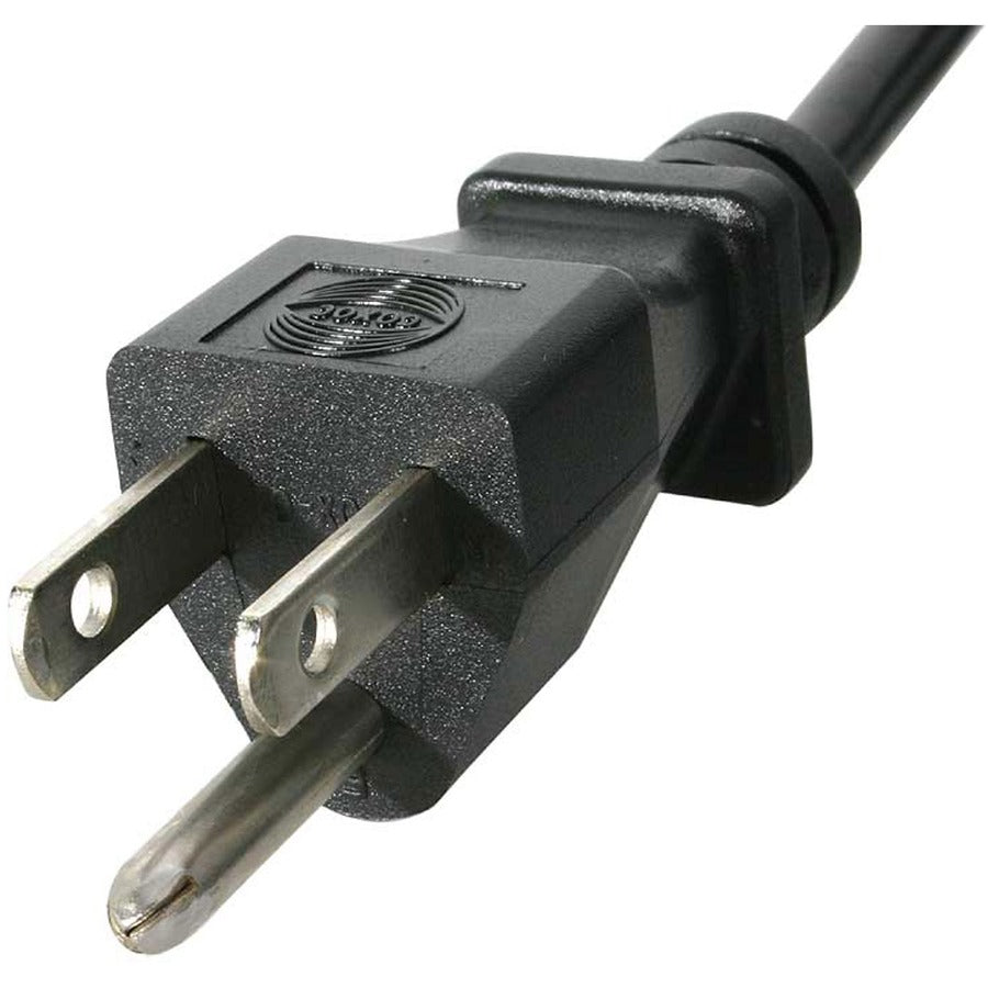 StarTech.com 6ft (2m) Computer Power Cord Y Splitter, NEMA 5-15P to 2x C13 Y Cable, 10A 125V, 18AWG, AC Power Cord, Monitor Power Cable