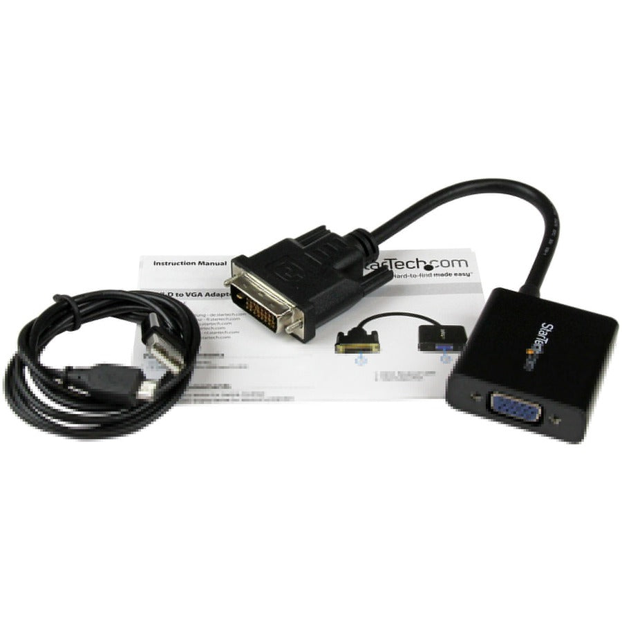 Câble adaptateur convertisseur actif DVI-D vers VGA StarTech.com - 1080p