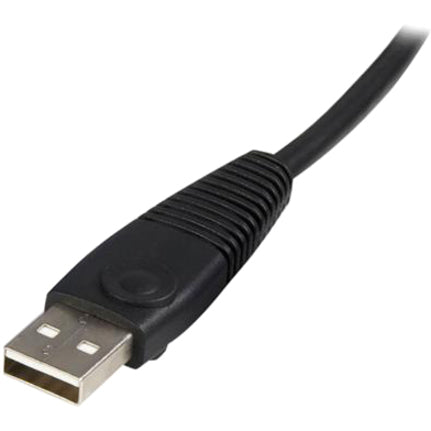 Câble KVM USB universel 2 en 1 StarTech.com de 3 m - Câble vidéo/USB - HD-15, USB type B (M) à 4 broches - USB type A à 4 broches, HD-15 - 10