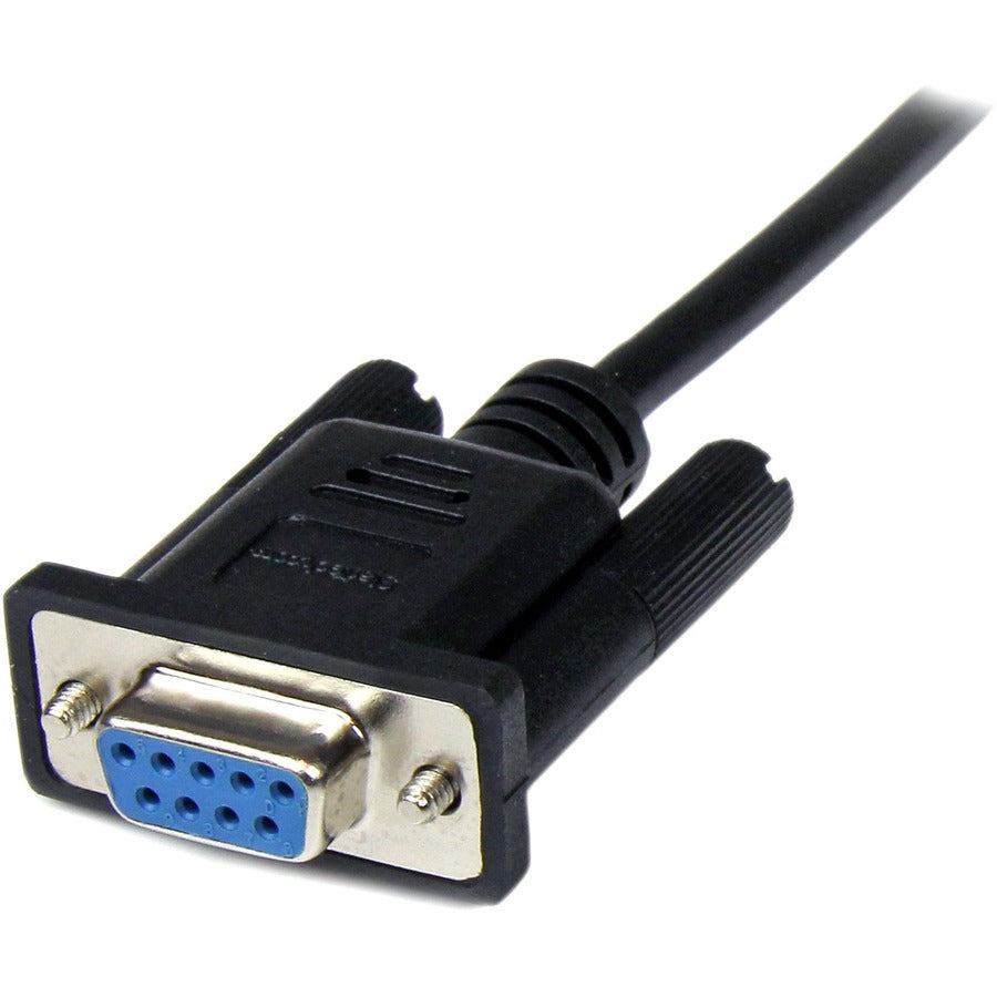 Câble null modem série DB9 RS232 noir StarTech.com de 1 m (F/M)