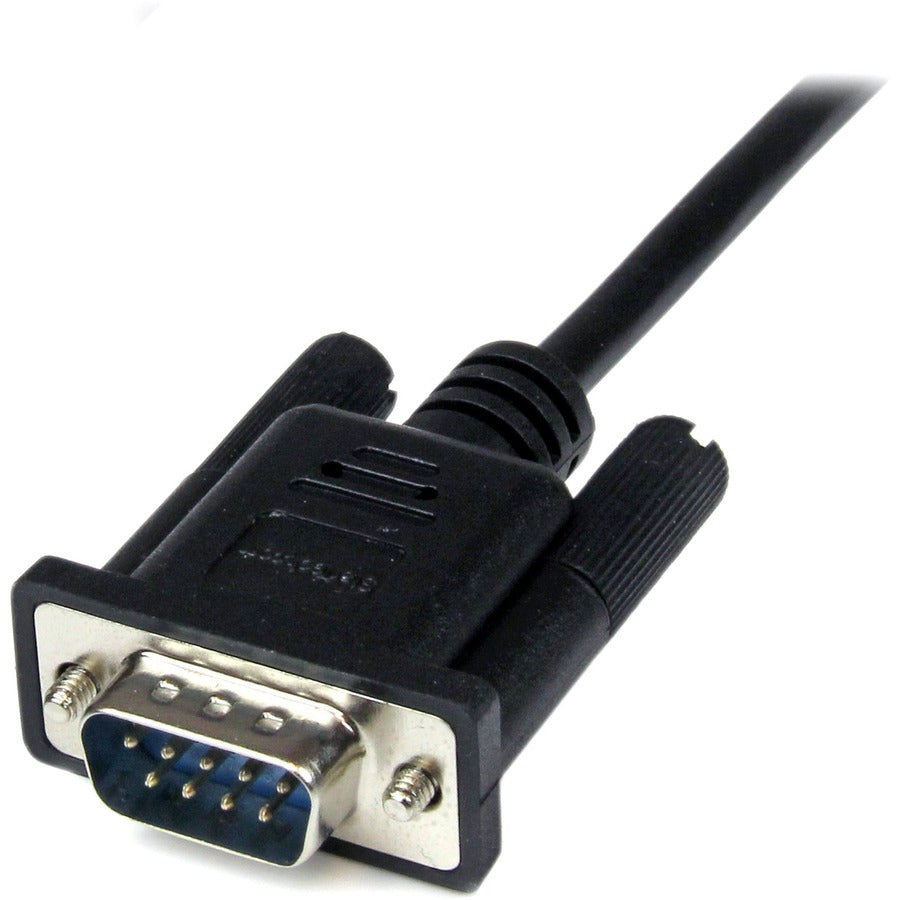 Câble null modem série DB9 RS232 noir StarTech.com de 1 m (F/M)