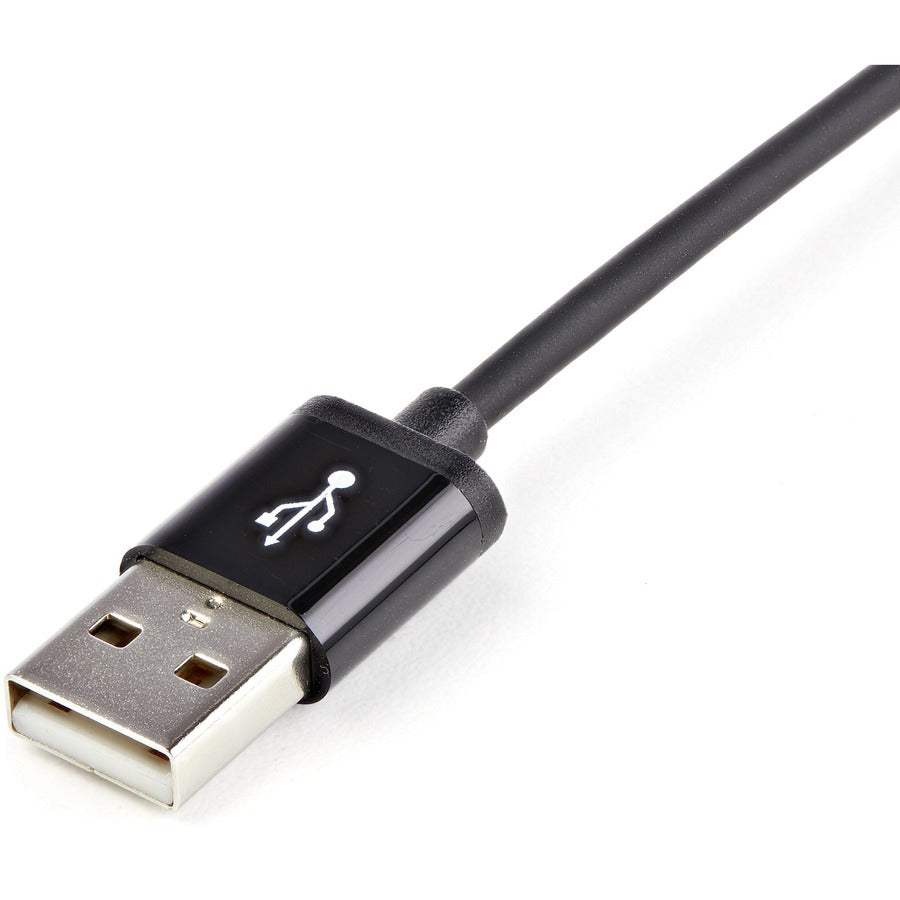 StarTech.com 1m (3ft) Black Apple® 8-pin Lightning Connector to USB Cable for iPhone / iPod / iPad