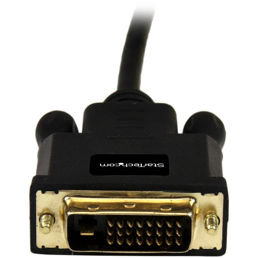StarTech.com 3ft Mini DisplayPort to DVI Cable, Mini DP to DVI-D Adapter/Converter Cable, 1080p Video, mDP 1.2 to DVI Monitor/Display