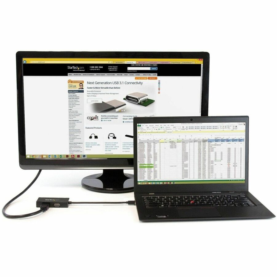 Adaptateur Mini DisplayPort StarTech.com - 3-en-1 - 1080p - Adaptateur pour écran - Hub adaptateur Mini DP vers HDMI/VGA/DVI