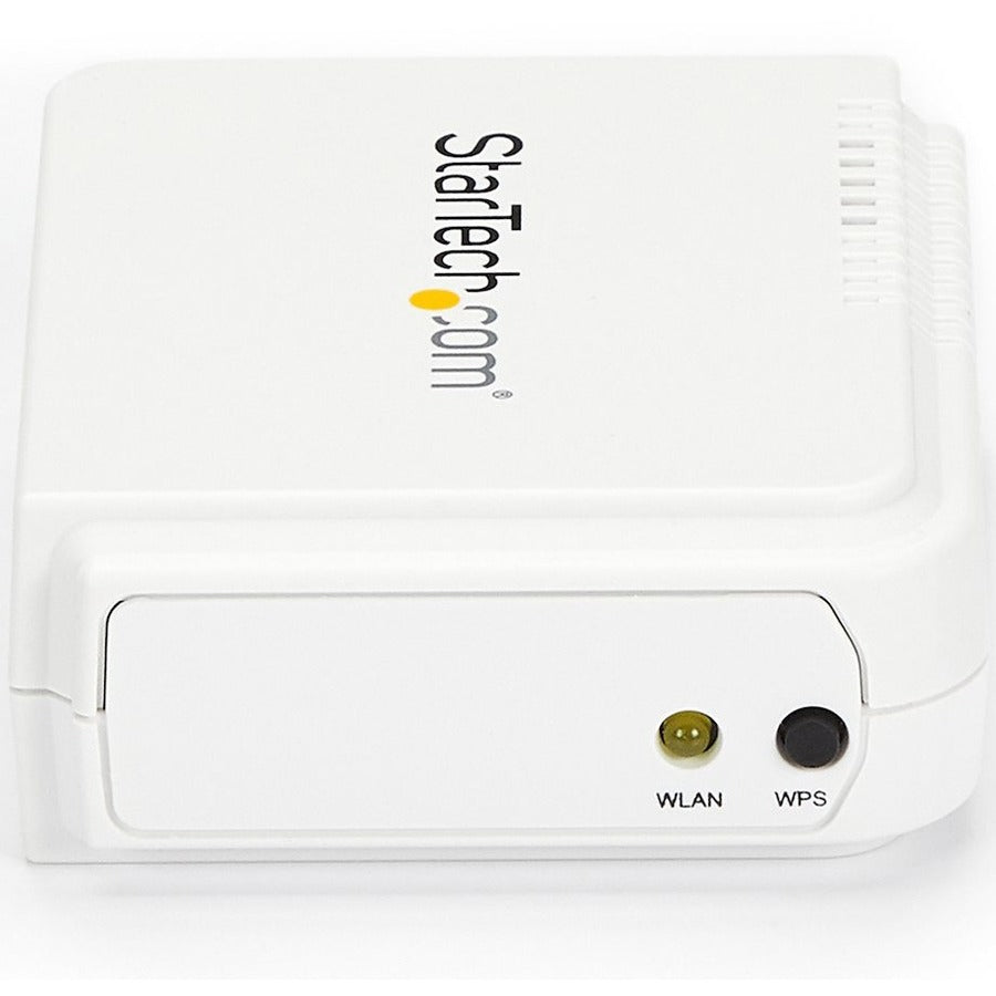 Serveur d'impression réseau sans fil N USB 1 port StarTech.com avec port Ethernet 10/100 Mbit/s - 802.11 b/g/n