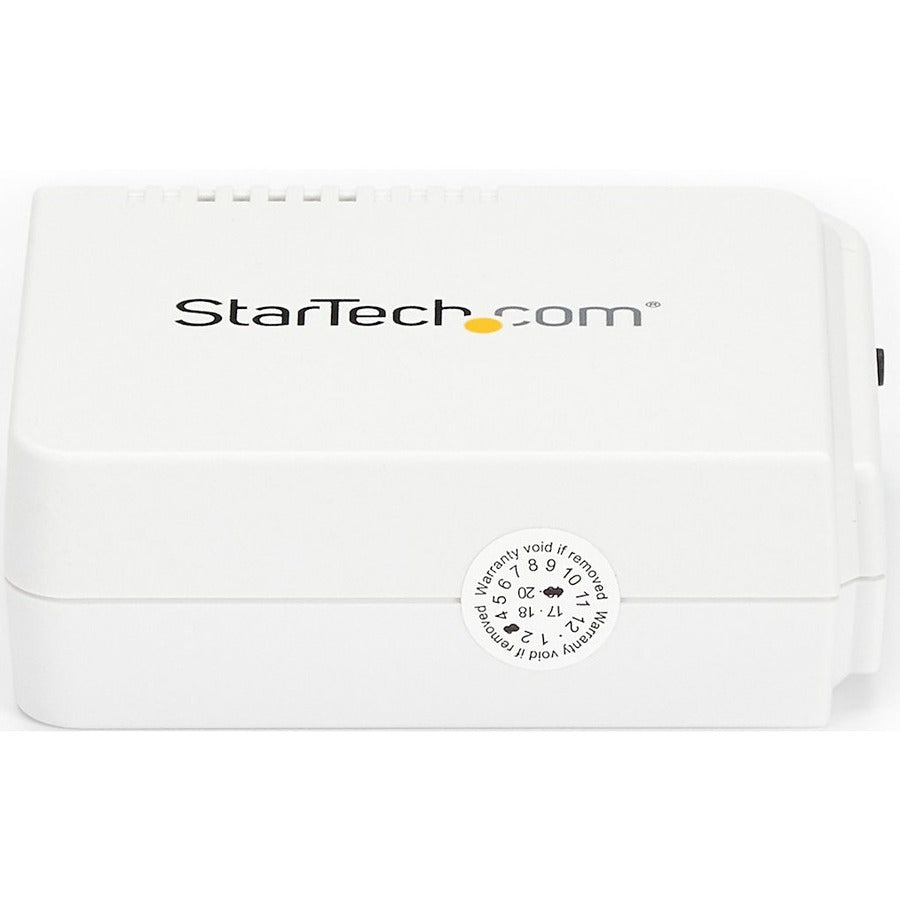 Serveur d'impression réseau sans fil N USB 1 port StarTech.com avec port Ethernet 10/100 Mbit/s - 802.11 b/g/n