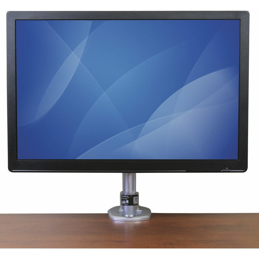 Support de bureau pour écran unique StarTech.com, hauteur réglable, jusqu'à 34 pouces (14 kg), VESA, fixation pour bureau/œillet