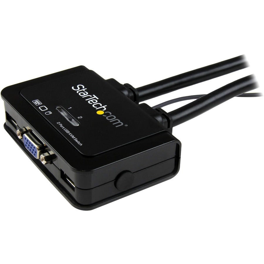 Commutateur KVM StarTech.com 2 ports USB VGA avec câble - Alimentation USB et télécommande
