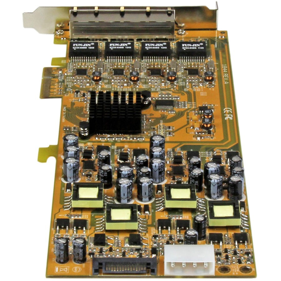 Carte réseau PCIe Gigabit Power over Ethernet StarTech.com 4 ports - Carte réseau PCI Express PSE/PoE