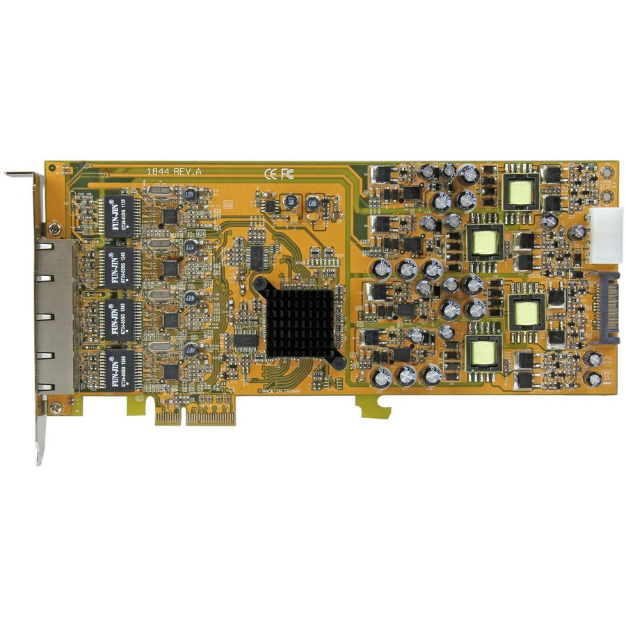 Carte réseau PCIe Gigabit Power over Ethernet StarTech.com 4 ports - Carte réseau PCI Express PSE/PoE