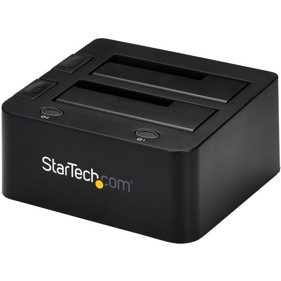 Station d'accueil StarTech.com double baie USB 3.0 vers SATA et IDE pour disque dur, SATA III et IDE 2,5/3,5 pouces (40 broches), station d'accueil SSD/HDD, chargement par le haut