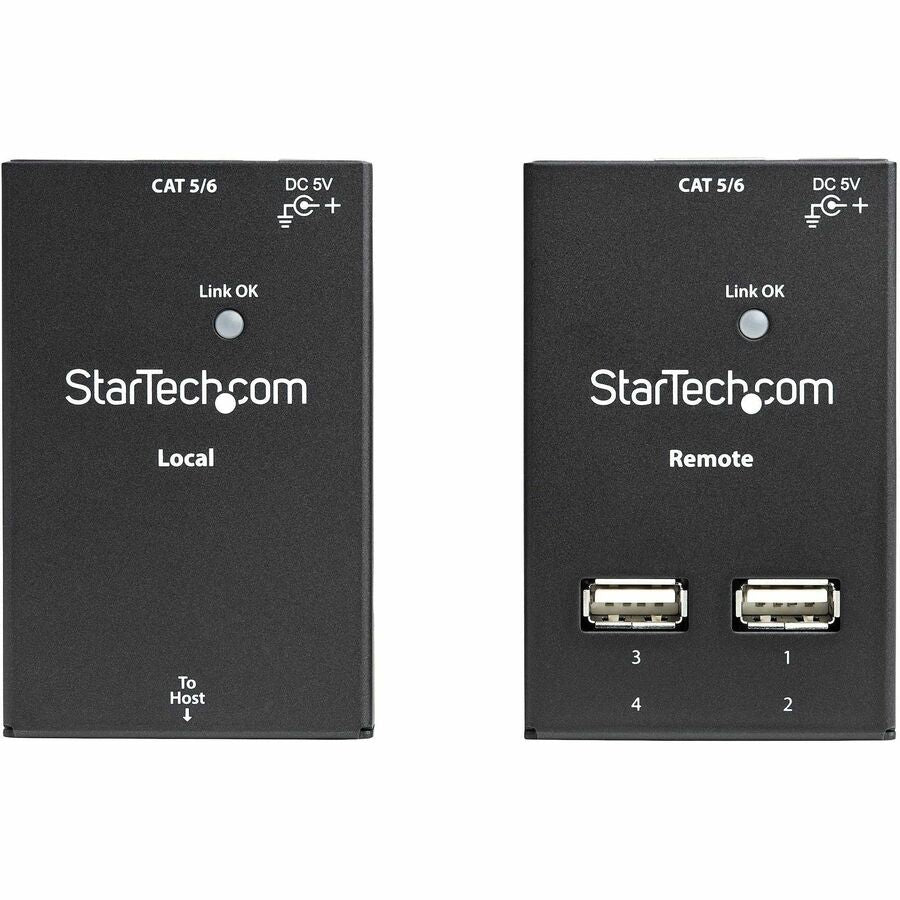 Rallonge USB 2.0 4 ports StarTech.com sur Cat5 ou Cat6, jusqu'à 40 m